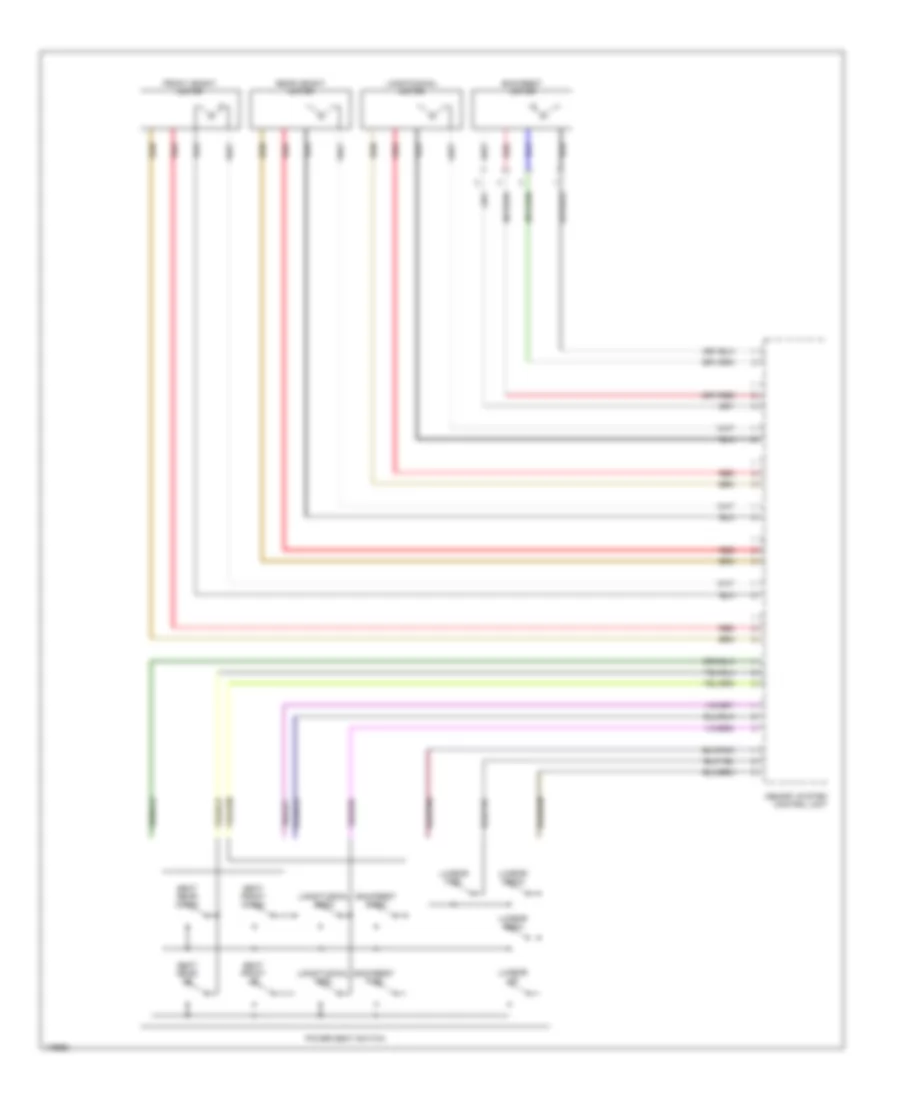 Memory Systems Wiring Diagram 2 of 2 for Porsche Boxster S 2003