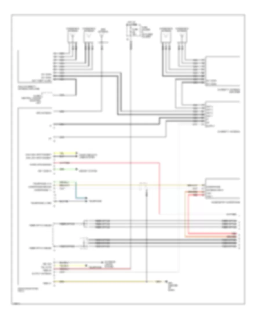 Navigation Wiring Diagram with Bose System 1 of 2 for Porsche Boxster S 2003