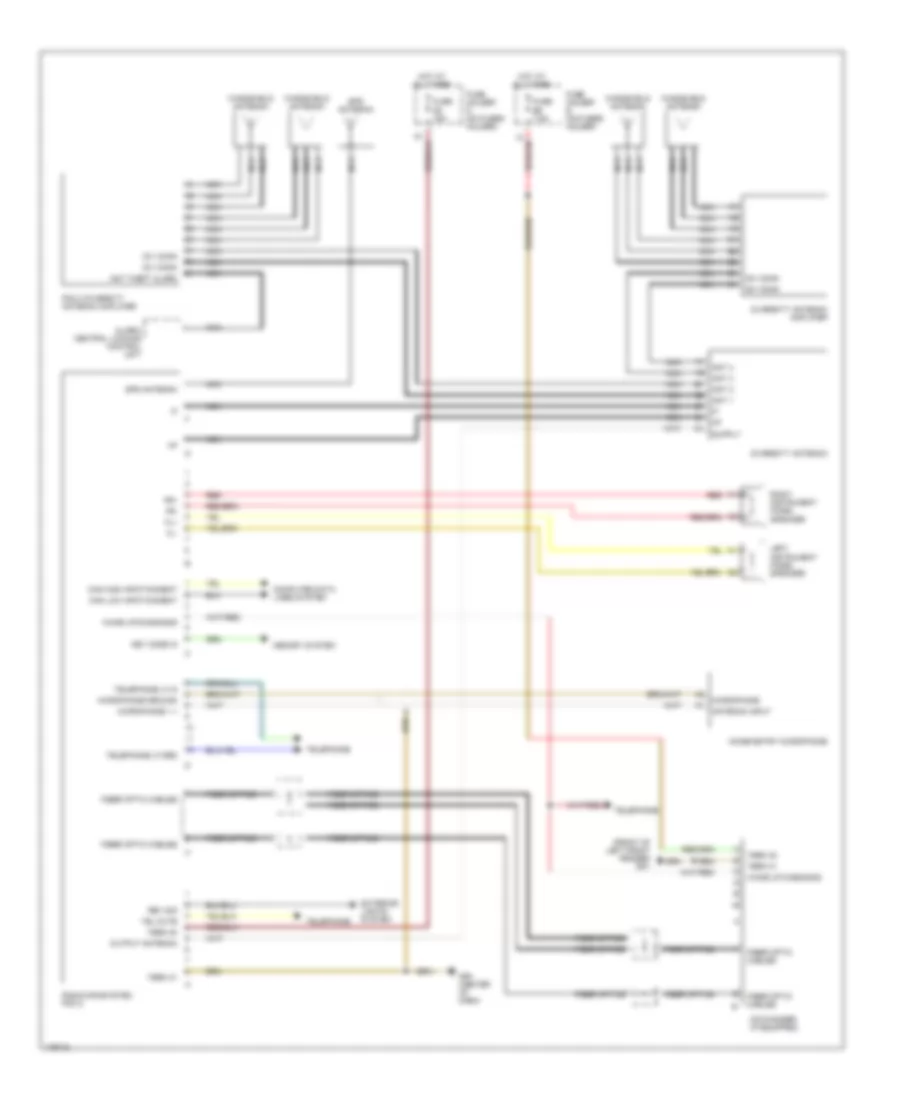 Navigation Wiring Diagram without Bose System for Porsche Boxster S 2003