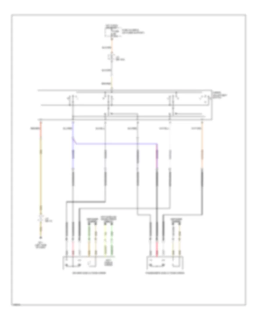 Power Mirror Wiring Diagram for Porsche Boxster S 2003