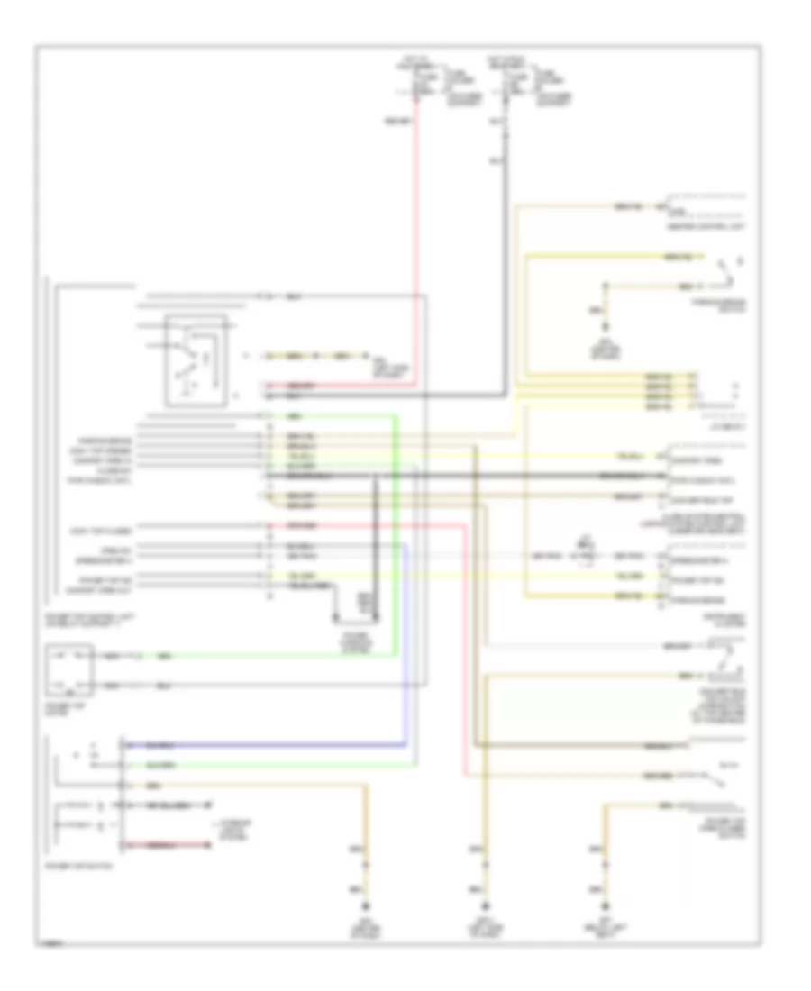 Convertible Top Wiring Diagram for Porsche Boxster S 2003