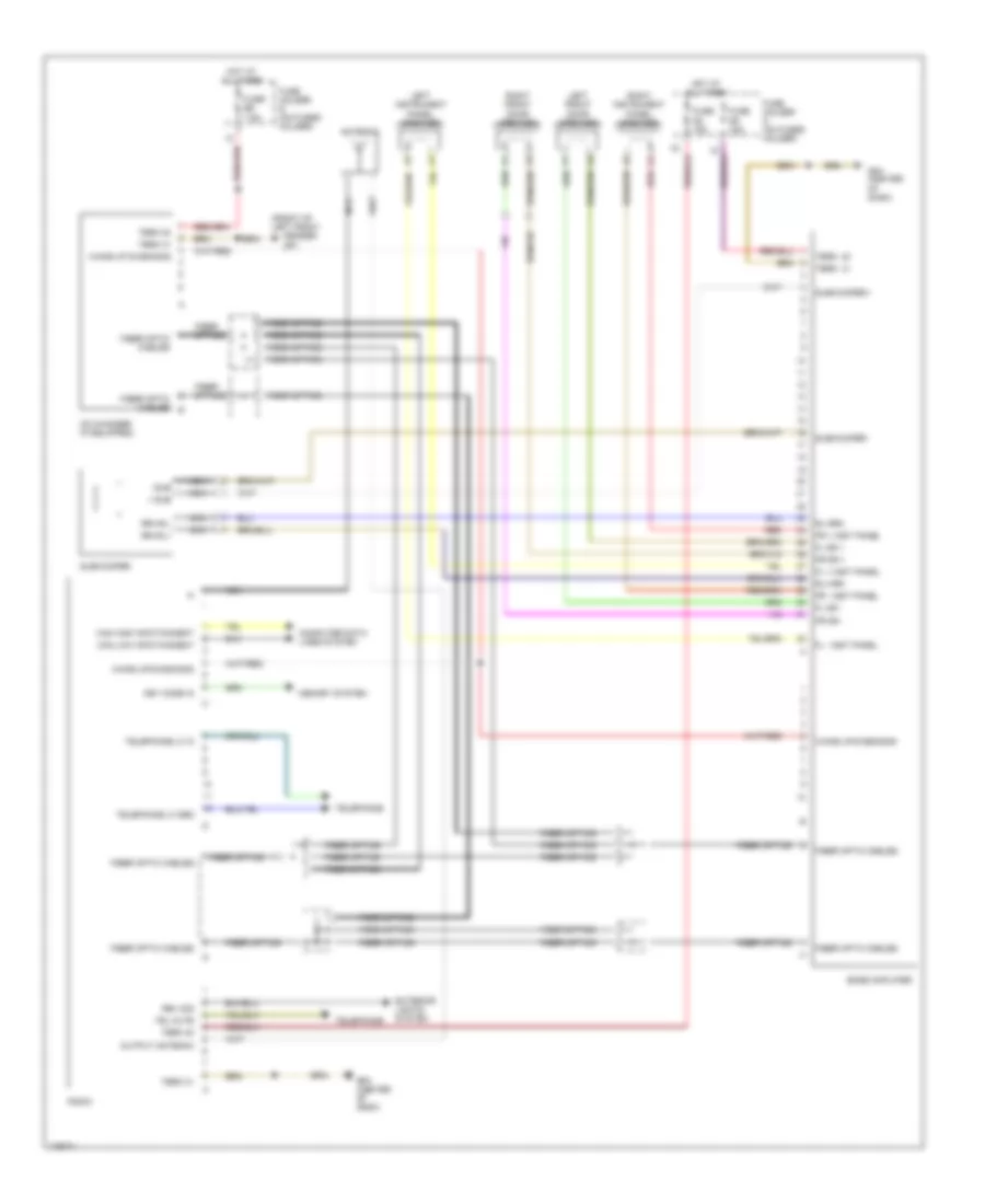 Radio Wiring Diagram with Bose for Porsche Boxster S 2003