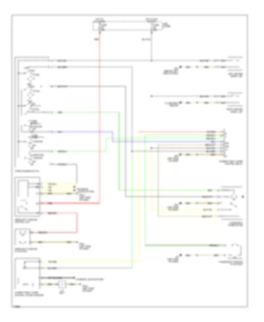 Wiper Washer Wiring Diagram without Rain Sensor for Porsche Boxster S 2003