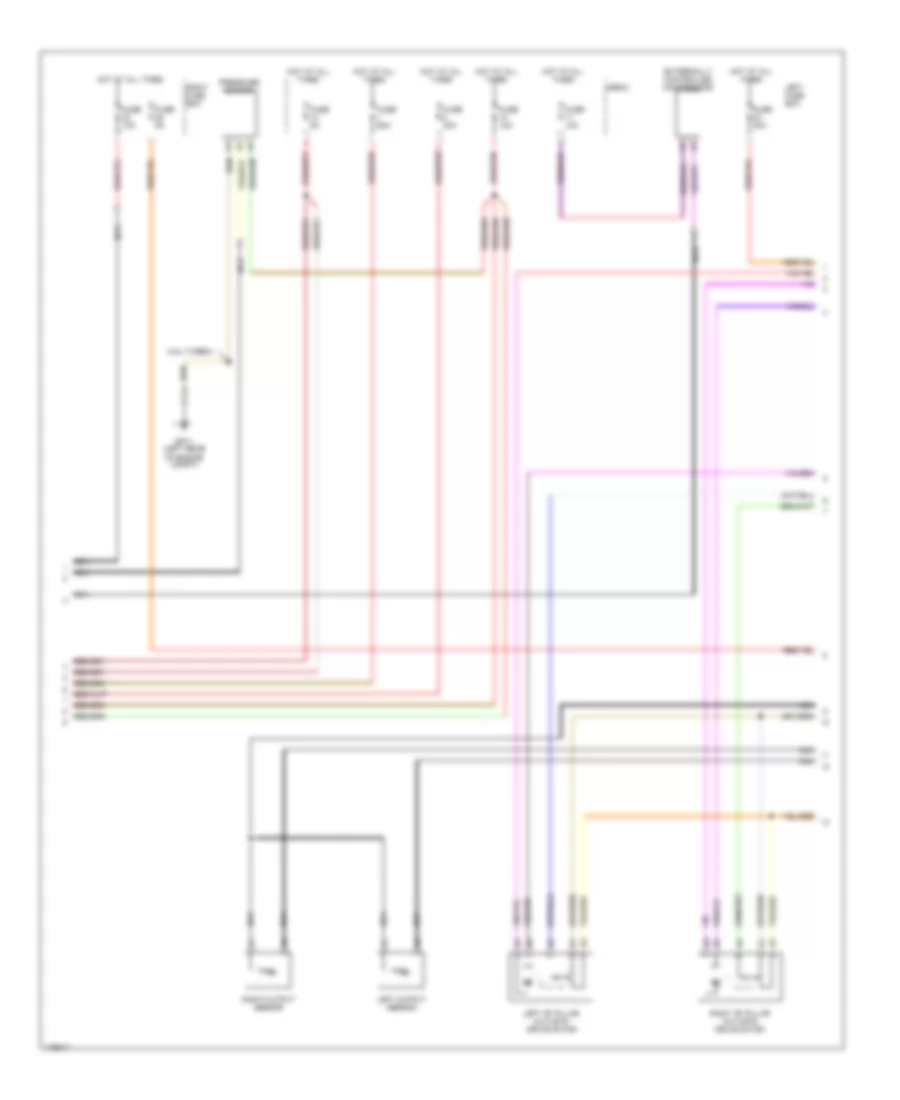 Automatic AC Wiring Diagram, Front  Rear AC (4 of 5) for Porsche Cayenne S 2003