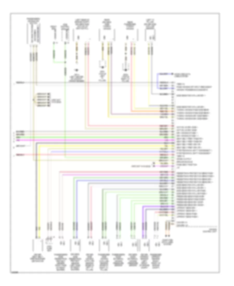 Supplemental Restraints Wiring Diagram (3 of 3) for Porsche Panamera 4S 2010