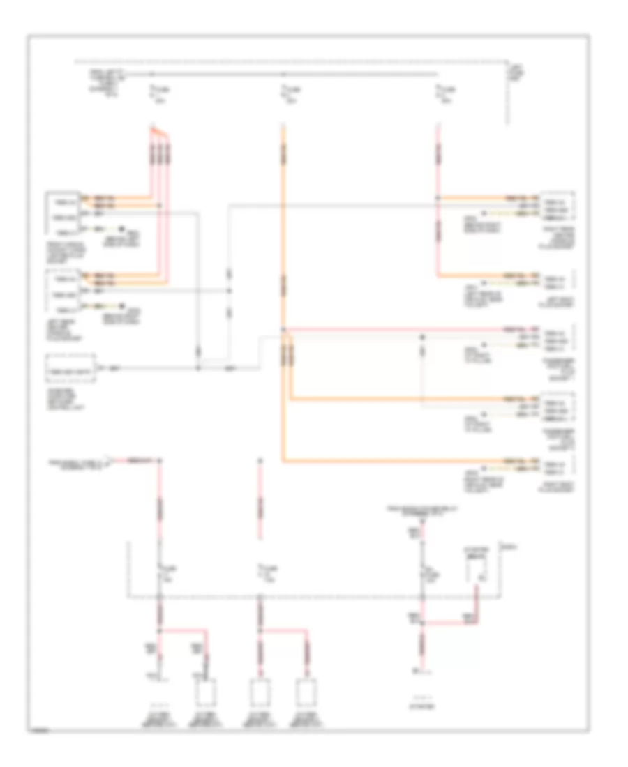 Power Distribution Wiring Diagram (8 of 8) for Porsche Cayenne Turbo 2003