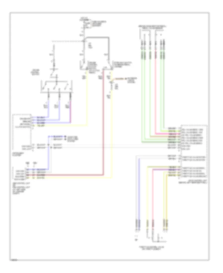 Cruise Control Wiring Diagram, Early Production for Porsche 911 Carrera 2004