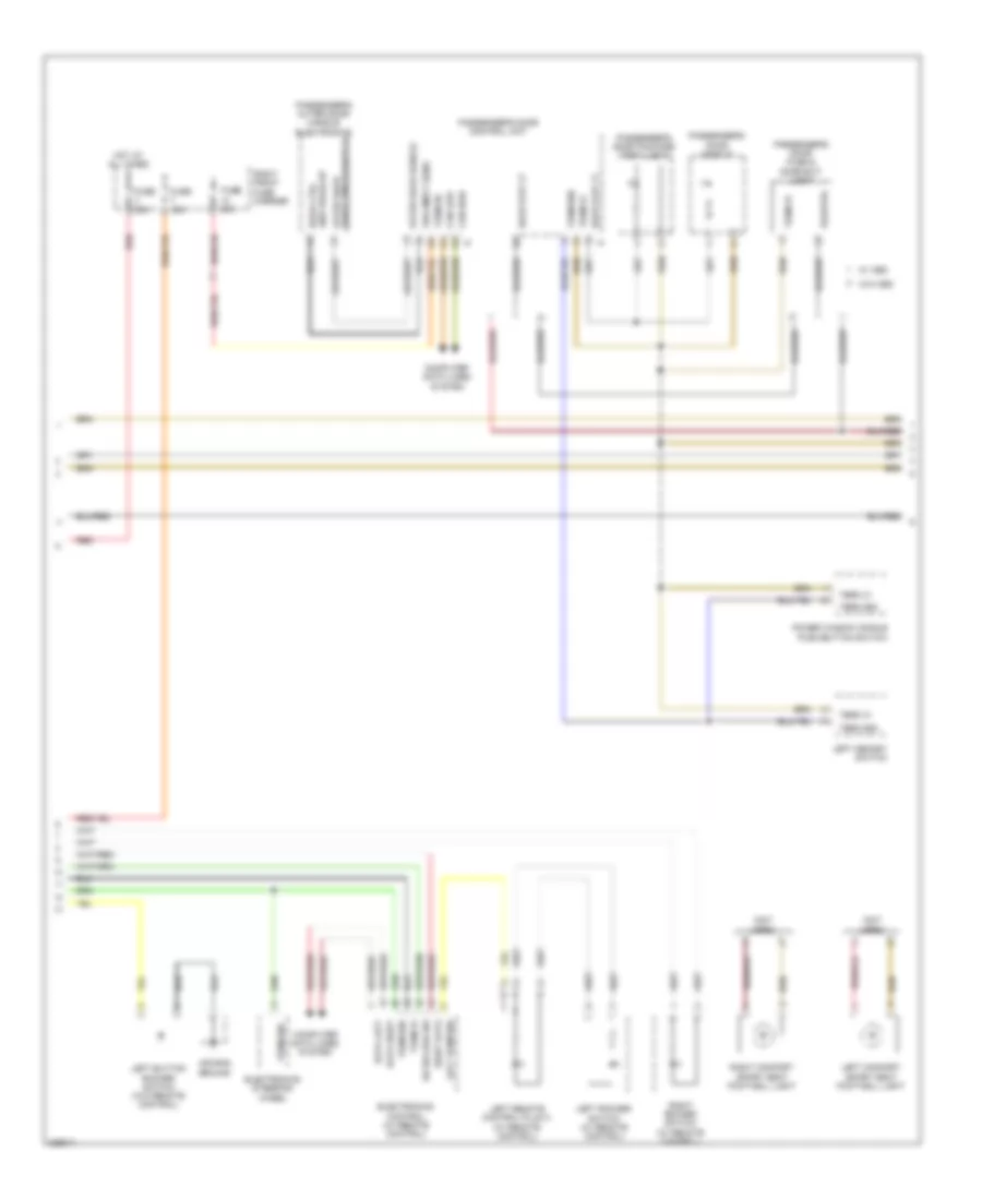 Interior Lights Wiring Diagram (2 of 5) for Porsche Panamera Turbo 2010