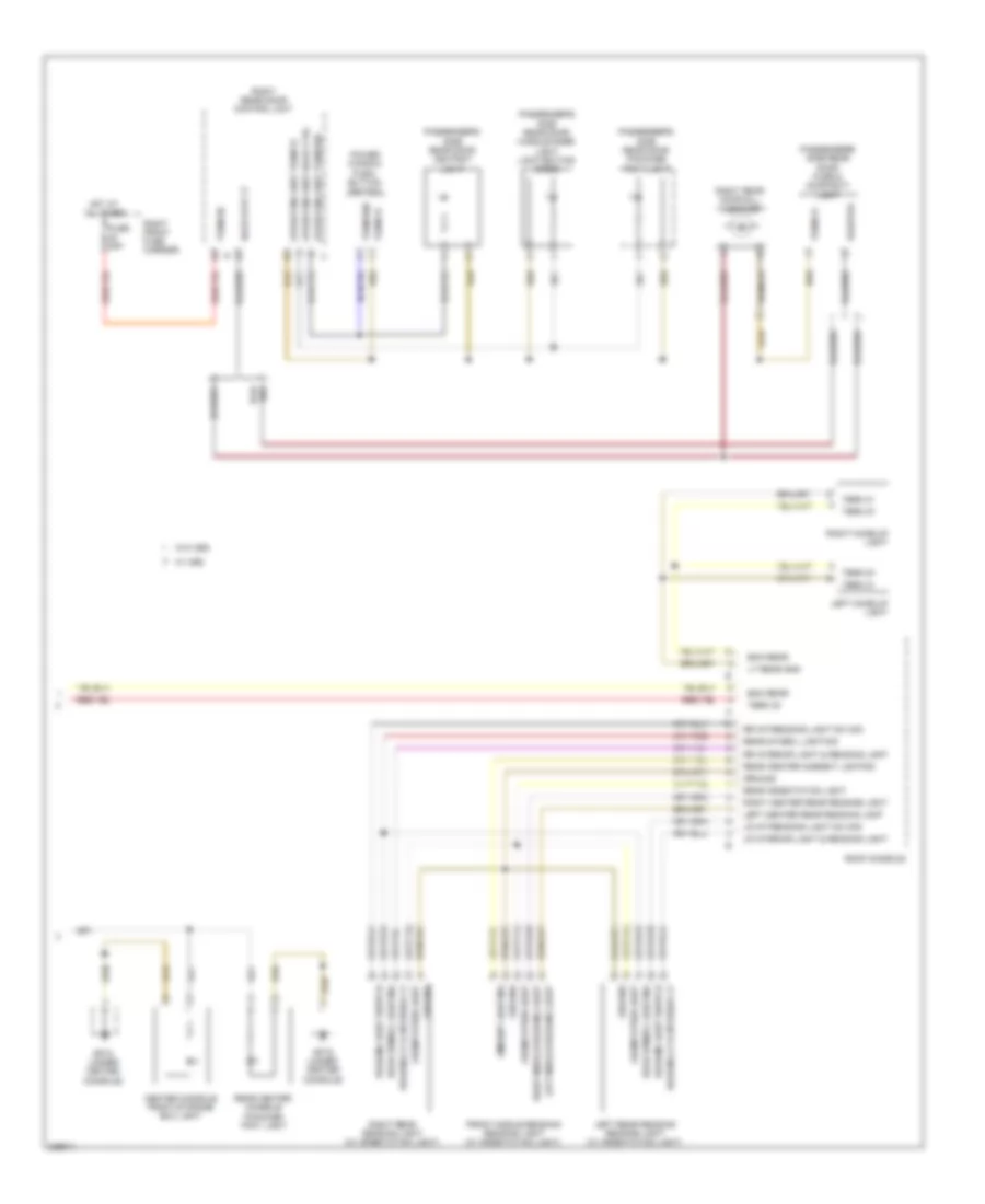 Interior Lights Wiring Diagram (5 of 5) for Porsche Panamera Turbo 2010