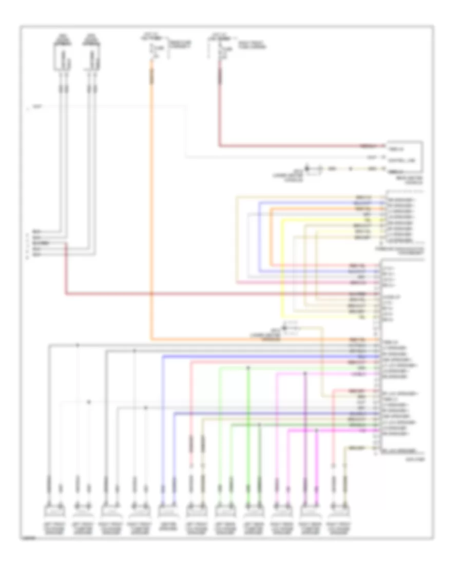 Navigation Wiring Diagram, with ASK (2 of 2) for Porsche Panamera Turbo 2010