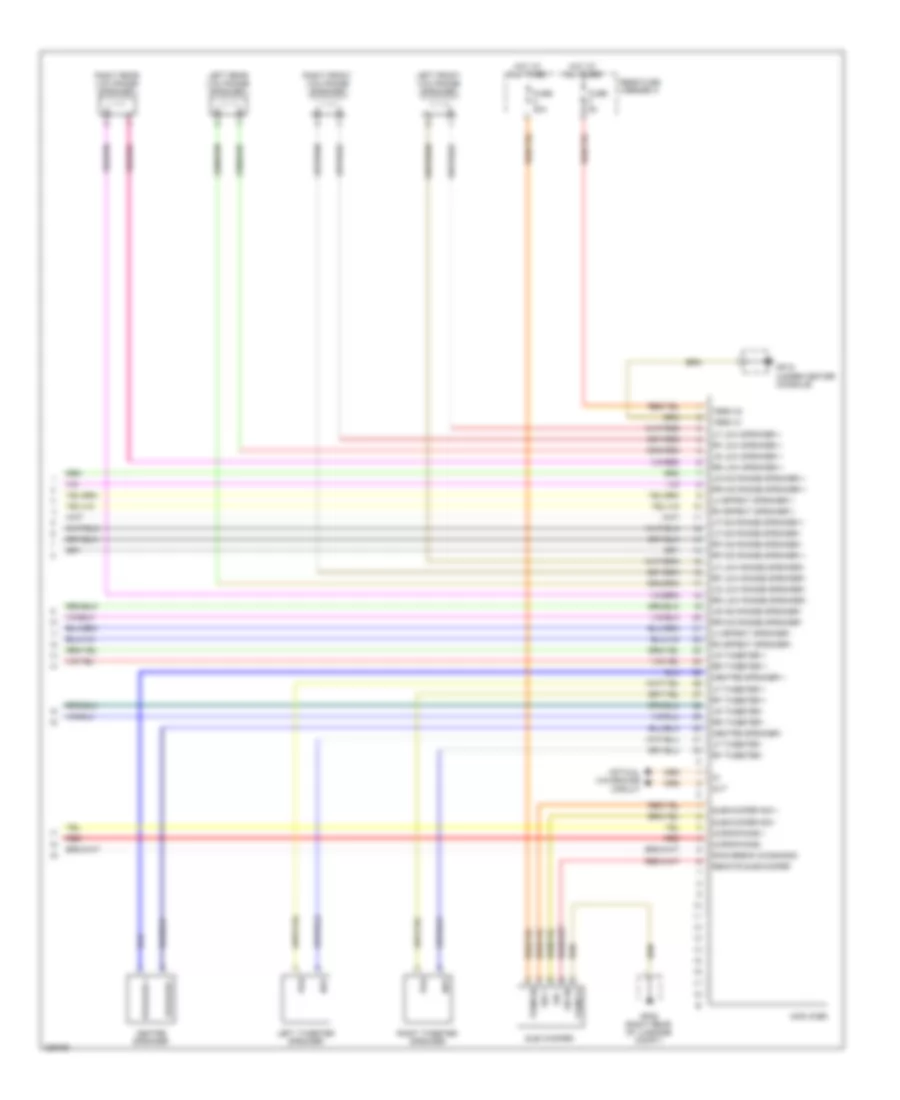 Navigation Wiring Diagram, with Burmester (3 of 3) for Porsche Panamera Turbo 2010