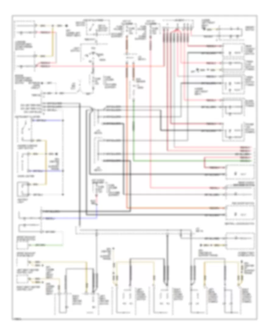 Interior Lights Wiring Diagram Early Production 1 of 2 for Porsche 911 Carrera 4S 2004