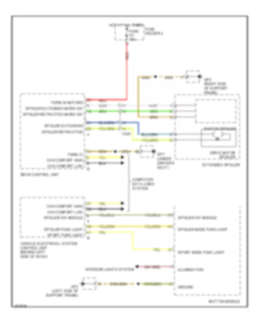 Active Bodyworks Wiring Diagram for Porsche 911 Carrera 4 2011