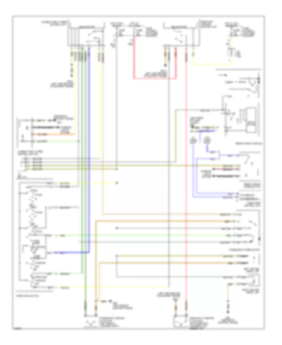 Электросхема стеклоочистителя, дворников и омывателя, без Датчик дождя для Porsche 911 GT3 2004
