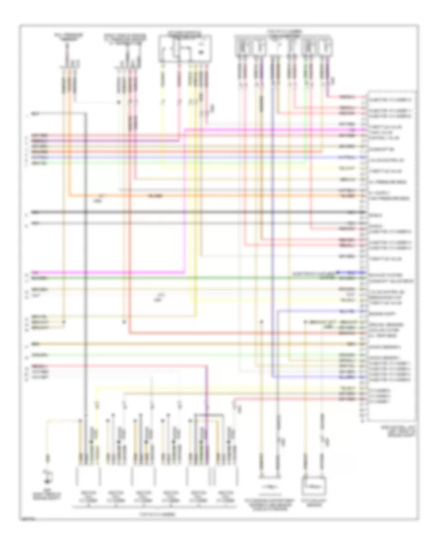 3.8L, Engine Performance Wiring Diagram (4 of 4) for Porsche 911 Carrera 4S 2011