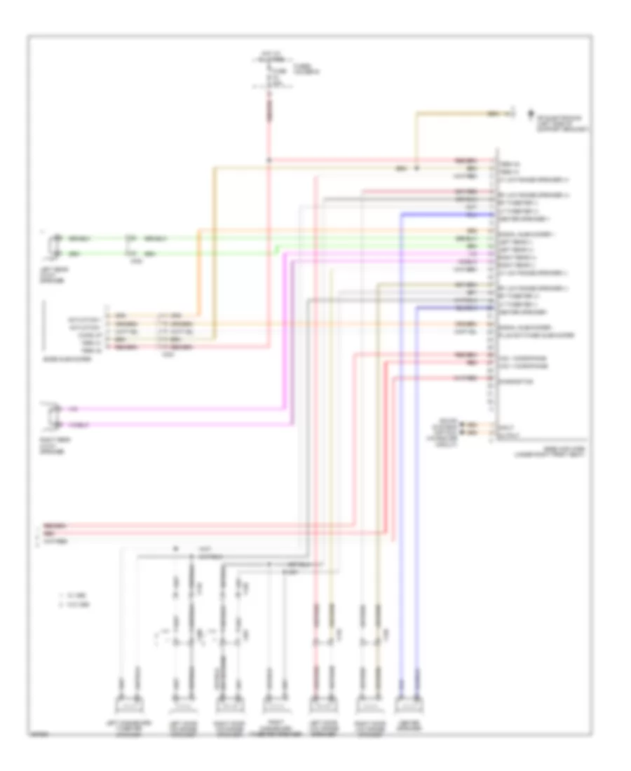 Navigation Wiring Diagram with Bose 3 of 3 for Porsche 911 Carrera 4S 2011