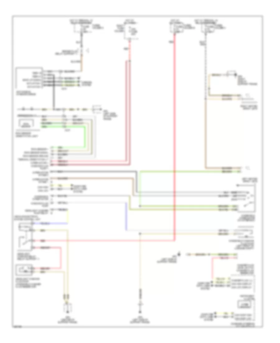 Электросхема передних стеклоочистителей дворников и омывателя лобового стекла, С Датчик дождя для Porsche 911 Carrera GTS 2011
