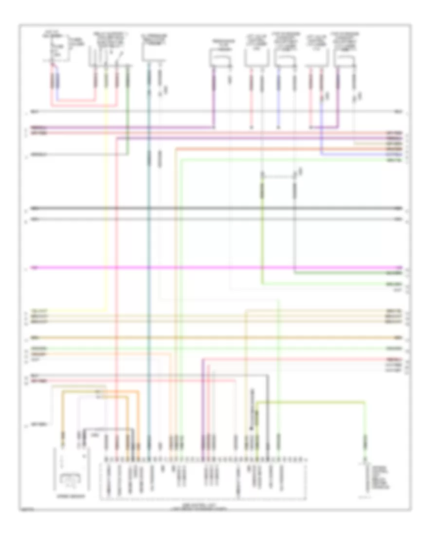 3.6L, Engine Performance Wiring Diagram (3 of 4) for Porsche 911 GT2 RS 2011
