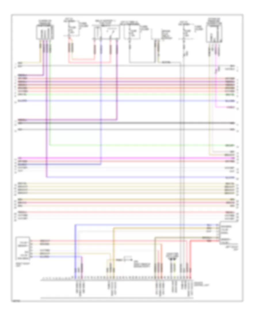 3.8L Twin Turbo, Engine Performance Wiring Diagram (4 of 5) for Porsche 911 GT2 RS 2011