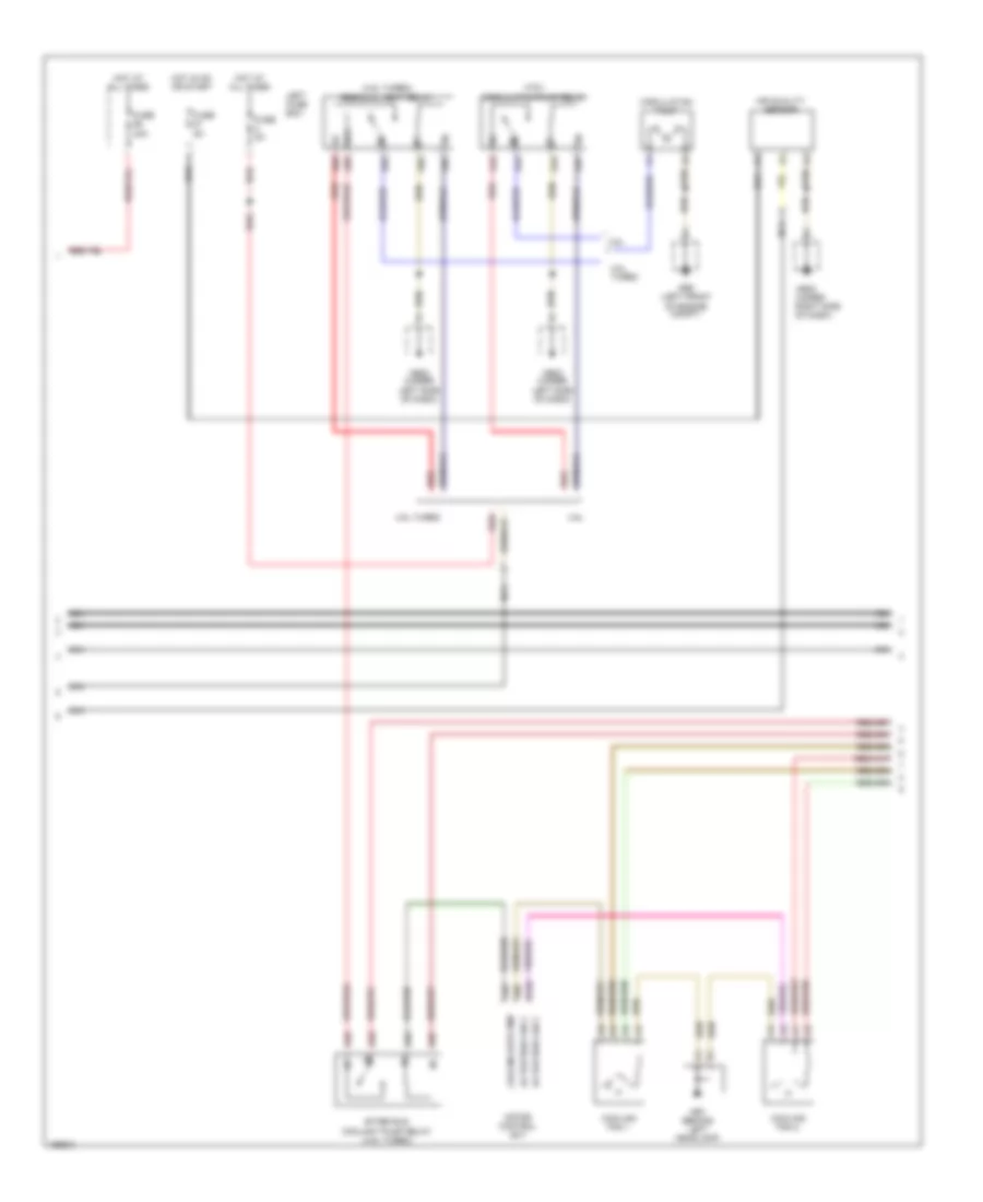 Automatic AC Wiring Diagram, Front  Rear AC (3 of 5) for Porsche Cayenne 2004