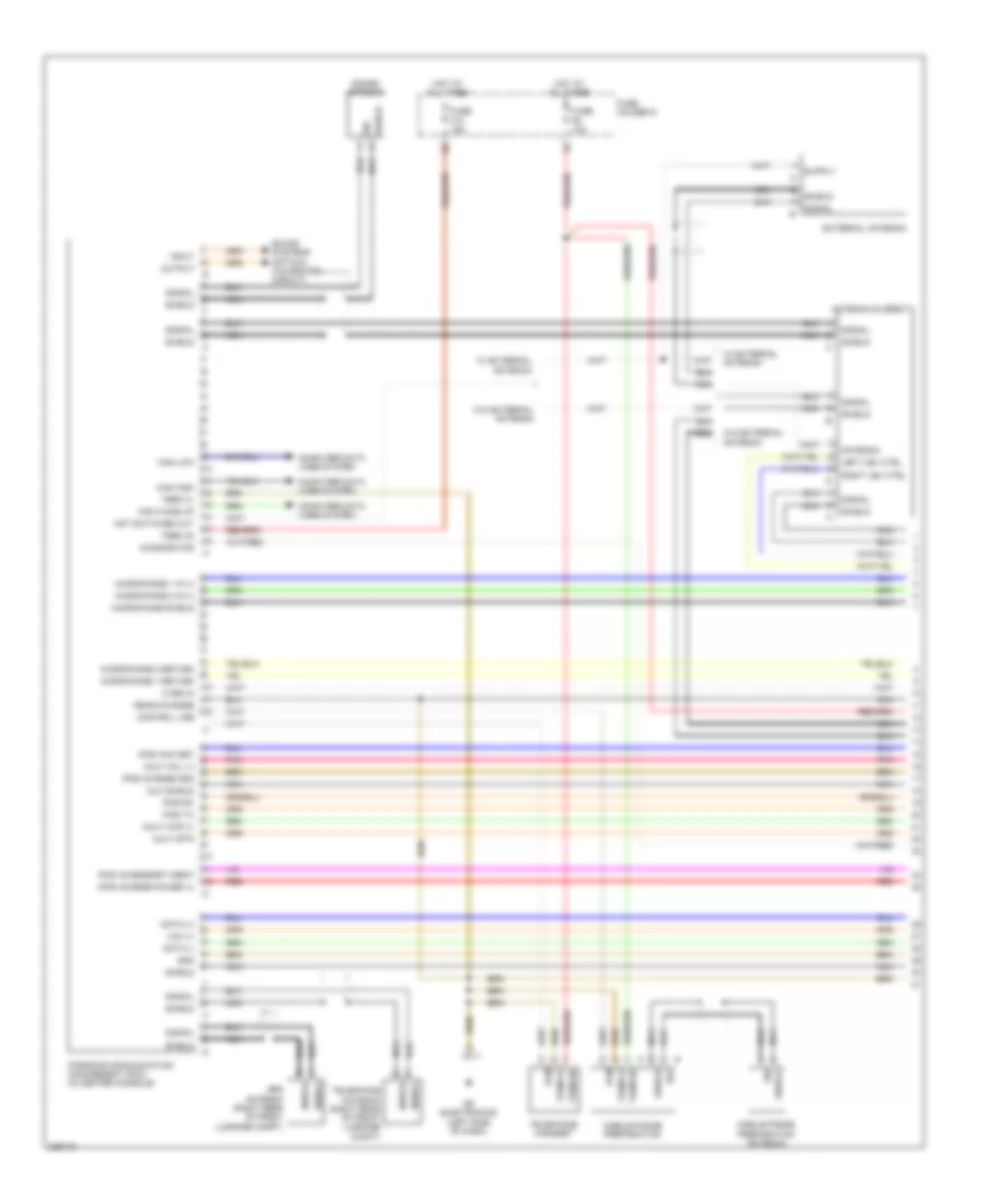 Premium Radio Wiring Diagram, with Bose (1 of 3) for Porsche Boxster S 2011