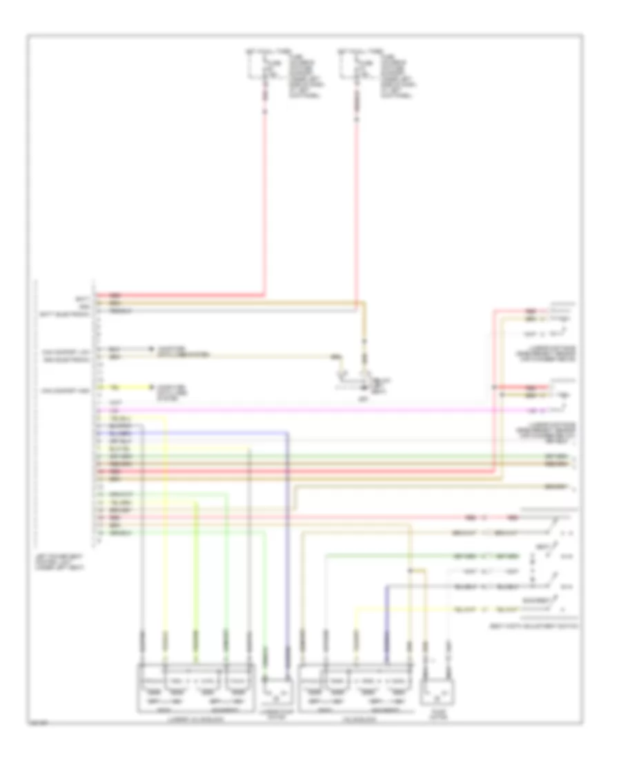 Memory Seat Wiring Diagram 1 of 2 for Porsche Boxster 2005