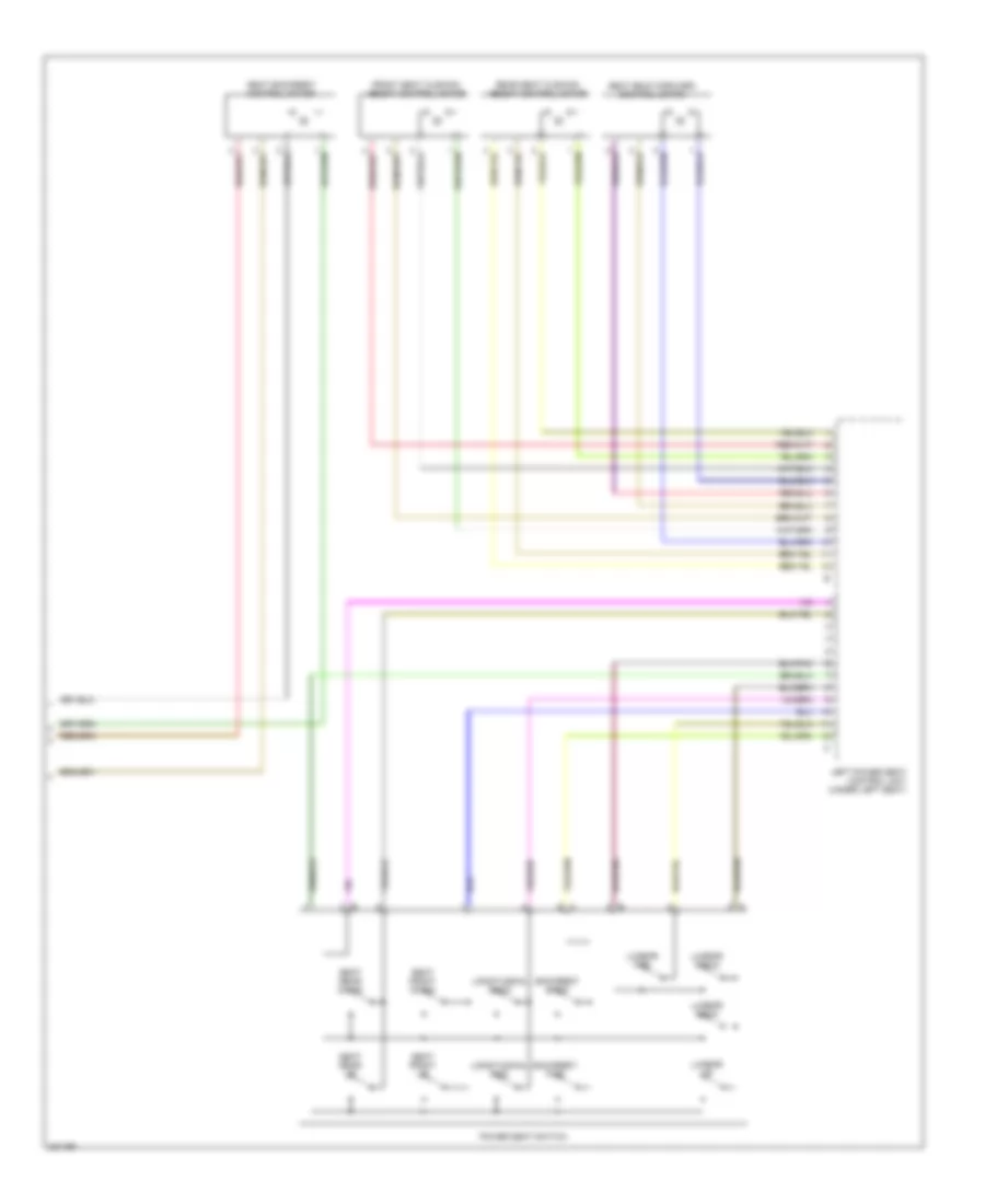 Memory Seat Wiring Diagram (2 of 2) for Porsche Boxster 2005
