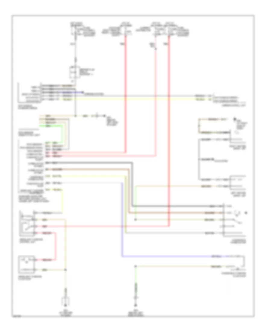 Электросхема стеклоочистителя, дворников и омывателя, С Датчик дождя для Porsche Boxster 2005