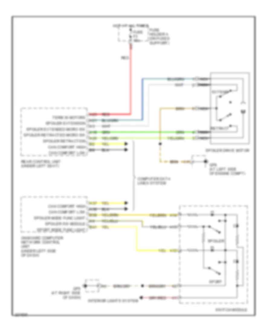 Active Bodyworks Wiring Diagram for Porsche Boxster S 2005