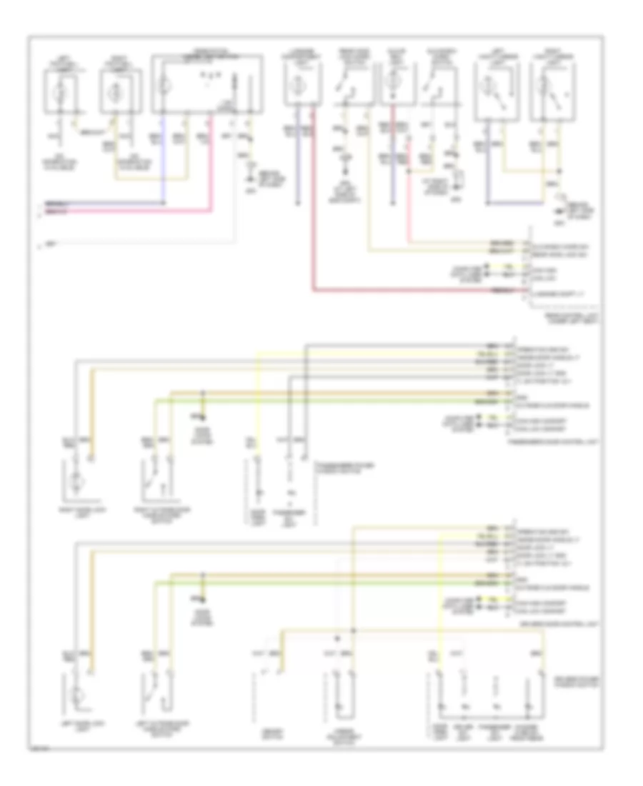 Interior Lights Wiring Diagram (2 of 2) for Porsche Boxster S 2005