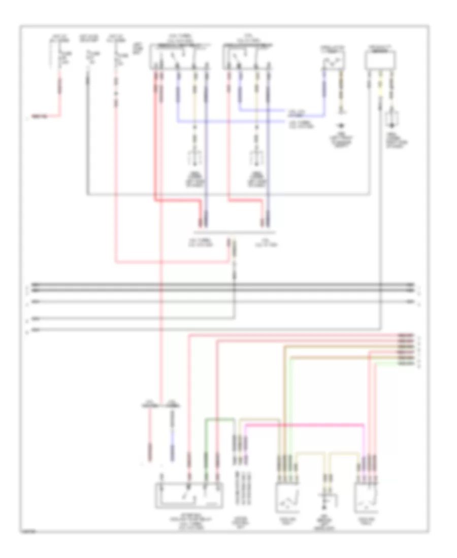 Automatic A C Wiring Diagram Front  Rear A C 3 of 5 for Porsche Cayenne 2005