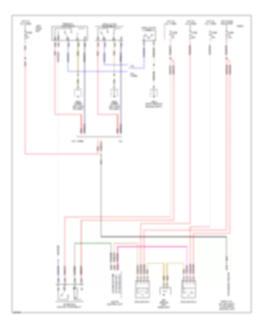 4.5L, Cooling Fan Wiring Diagram for Porsche Cayenne S 2005