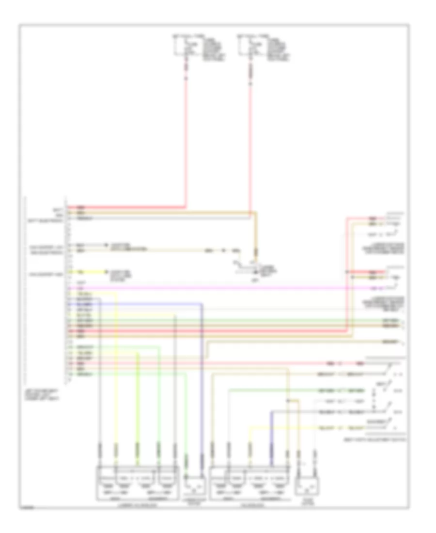 Memory Systems Wiring Diagram 1 of 2 for Porsche 911 Carrera 2006