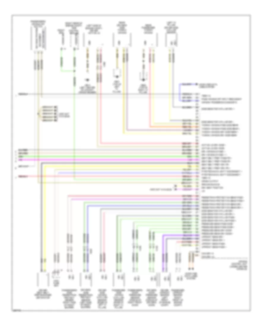 Supplemental Restraints Wiring Diagram (3 of 3) for Porsche Panamera 4S 2011