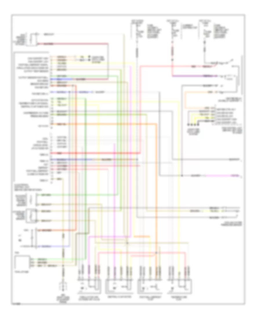 Automatic A C Wiring Diagram 1 of 2 for Porsche 911 Carrera S 2006