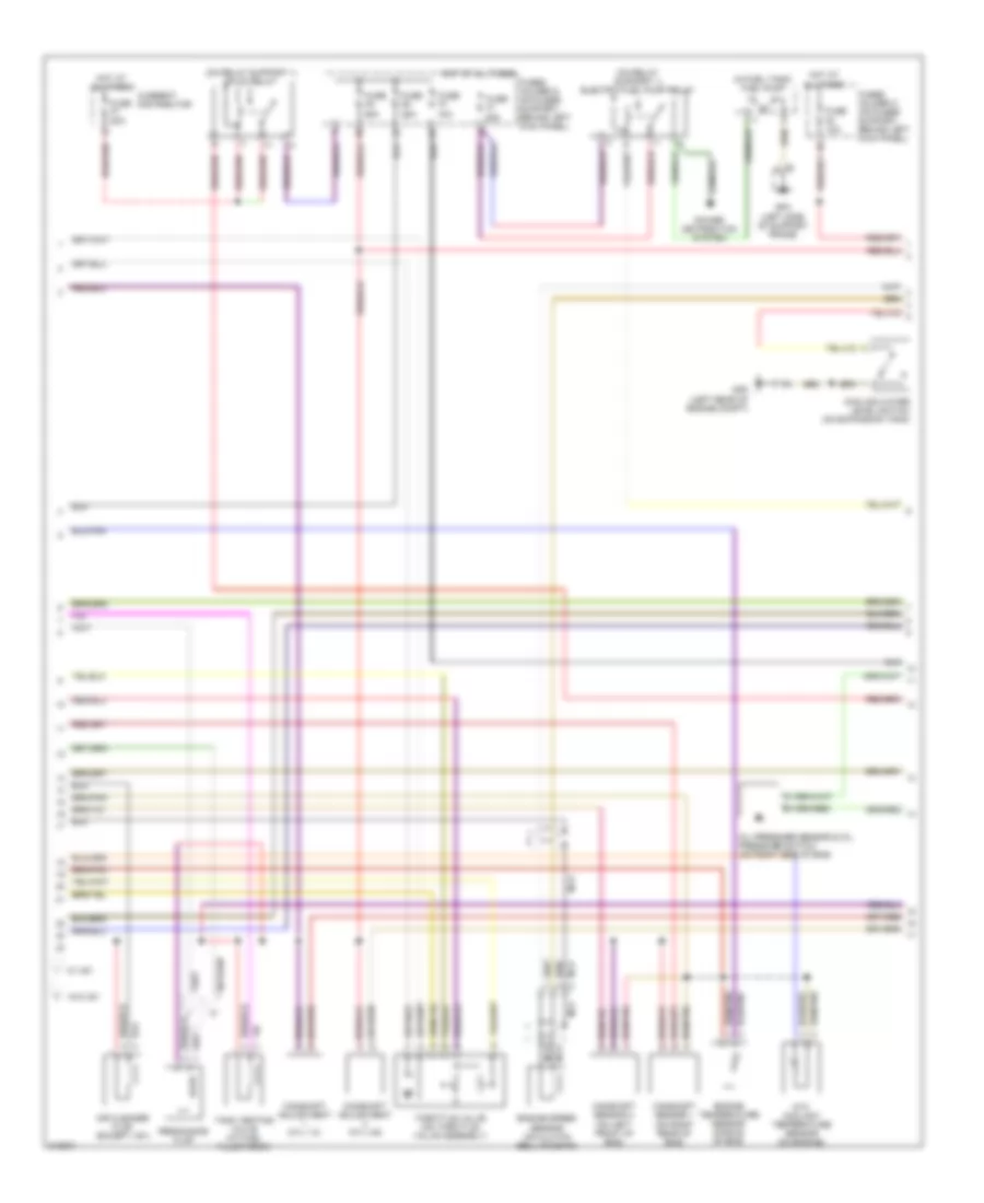 3.6L, Engine Performance Wiring Diagram (2 of 3) for Porsche 911 Carrera S 2006
