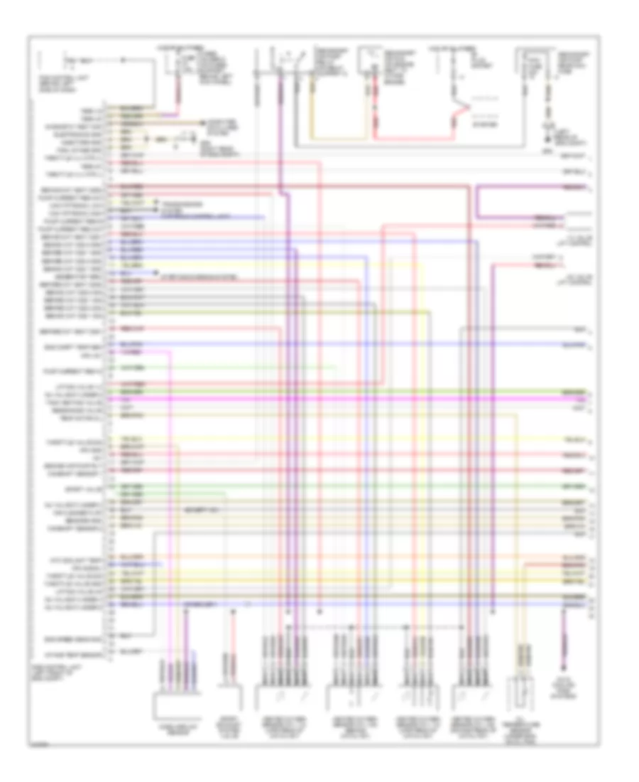 3.8L, Engine Performance Wiring Diagram (1 of 3) for Porsche 911 Carrera S 2006