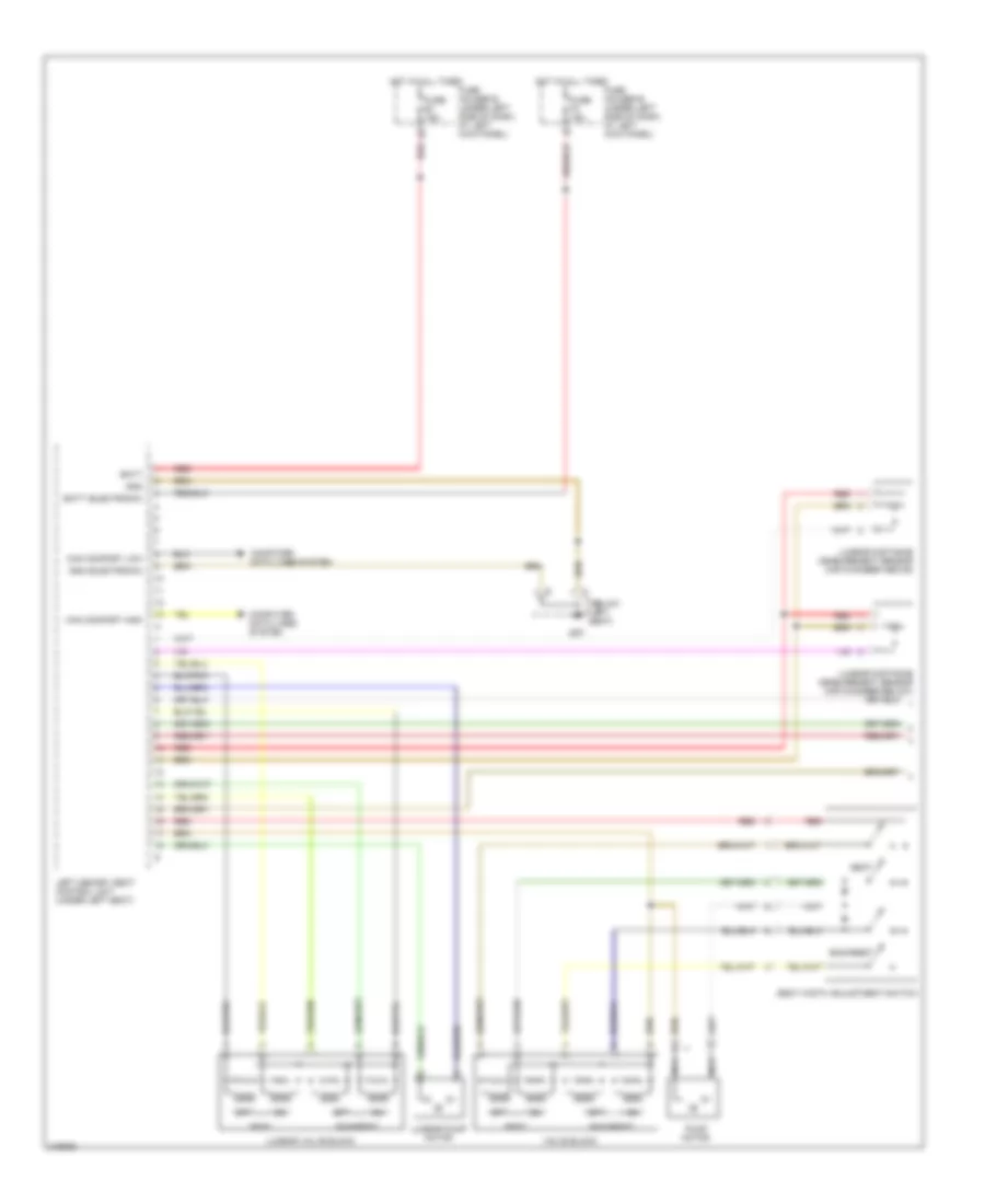 Memory Seat Wiring Diagram 1 of 2 for Porsche Boxster 2006