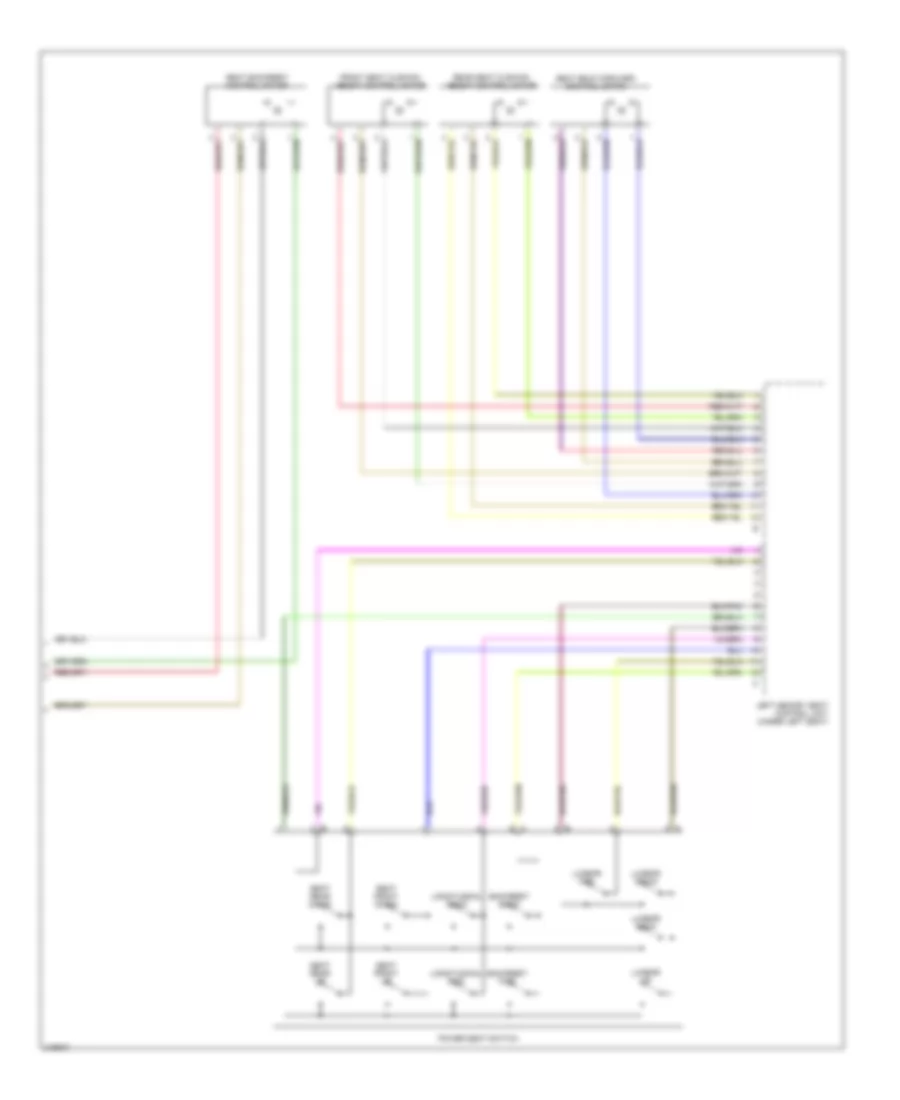 Memory Seat Wiring Diagram 2 of 2 for Porsche Boxster 2006