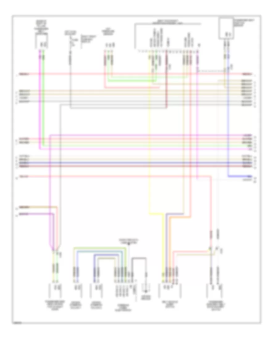 Supplemental Restraints Wiring Diagram Late Production 2 of 3 for Porsche 911 Carrera 2012