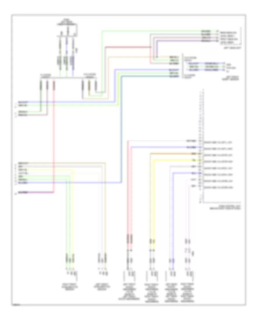 Electronic Level Control Wiring Diagram, Late Production (2 of 2) for Porsche 911 Carrera 2012