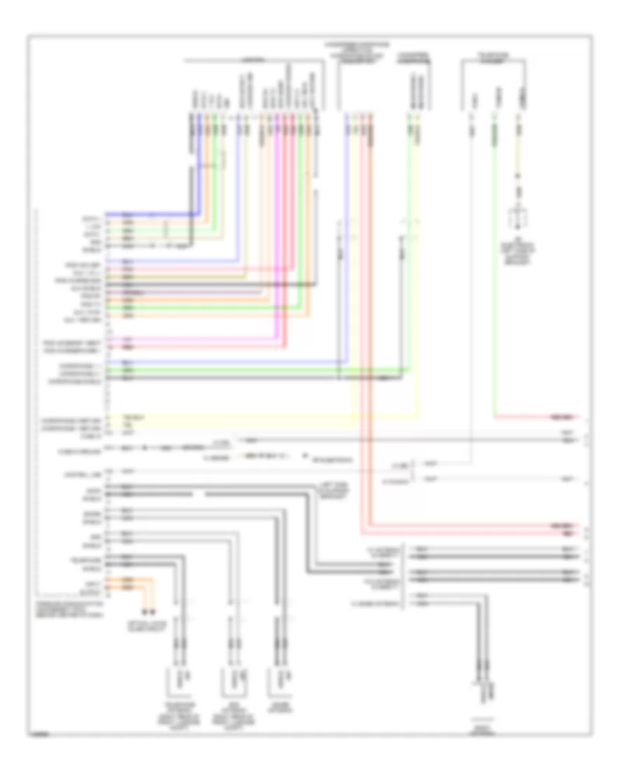 Navigation Wiring Diagram Early Production with Bose 1 of 4 for Porsche 911 Carrera 2012