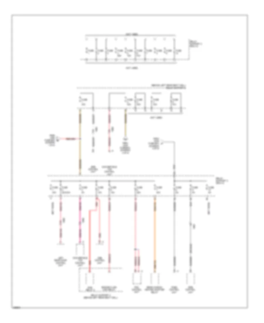 Power Distribution Wiring Diagram Late Production 5 of 5 for Porsche 911 Carrera 2012