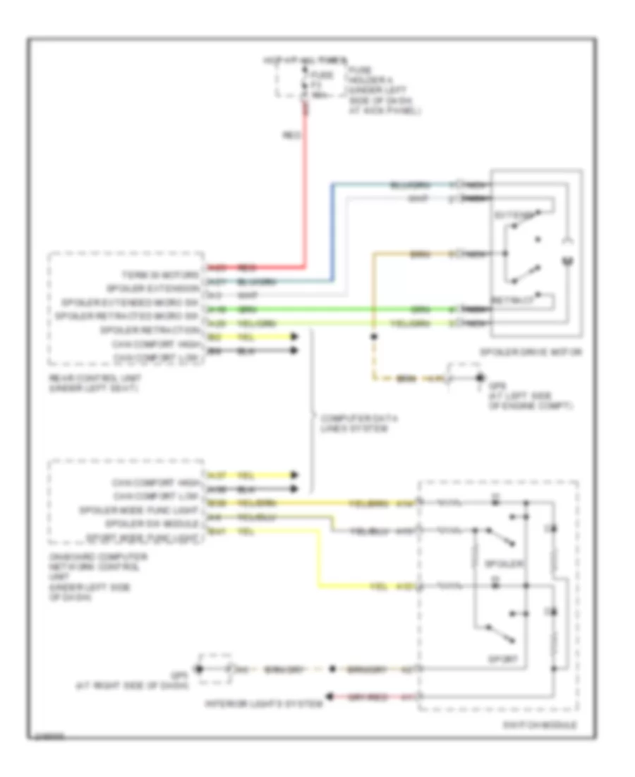 Active Bodyworks Wiring Diagram for Porsche Boxster S 2006