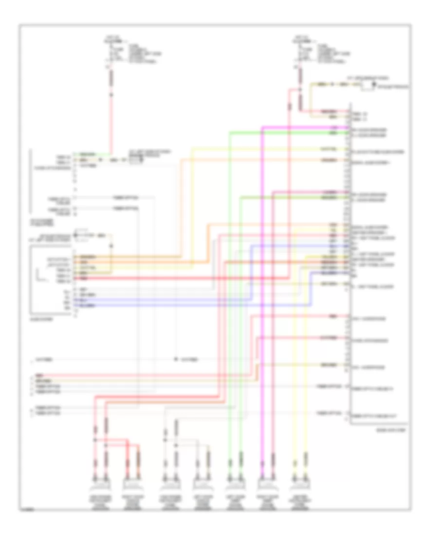 Navigation Wiring Diagram, with Bose (2 of 2) for Porsche Boxster S 2006