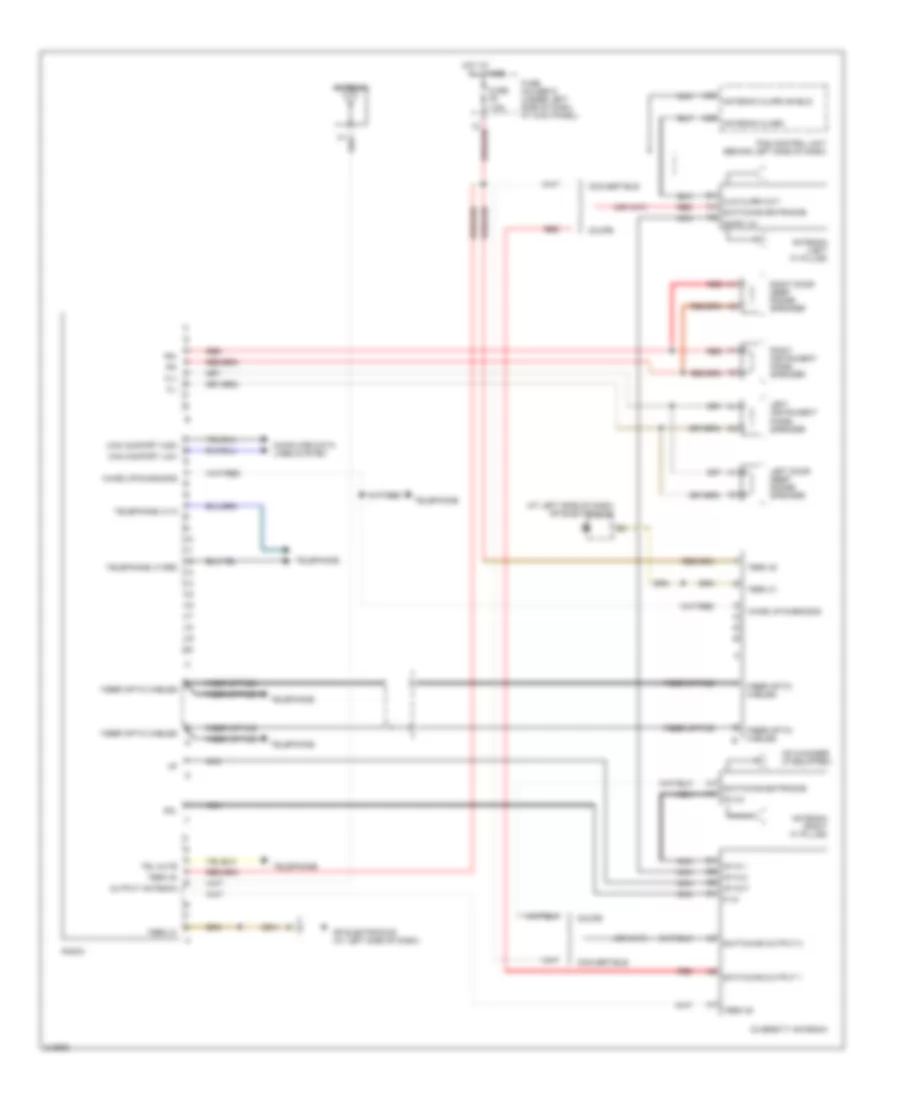 Radio Wiring Diagram without Bose without Navigation for Porsche Boxster S 2006