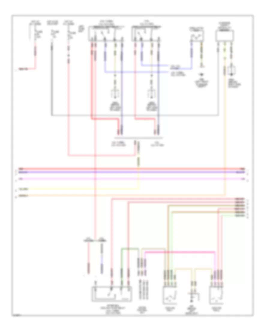 Automatic A C Wiring Diagram Front  Rear A C 3 of 5 for Porsche Cayenne 2006