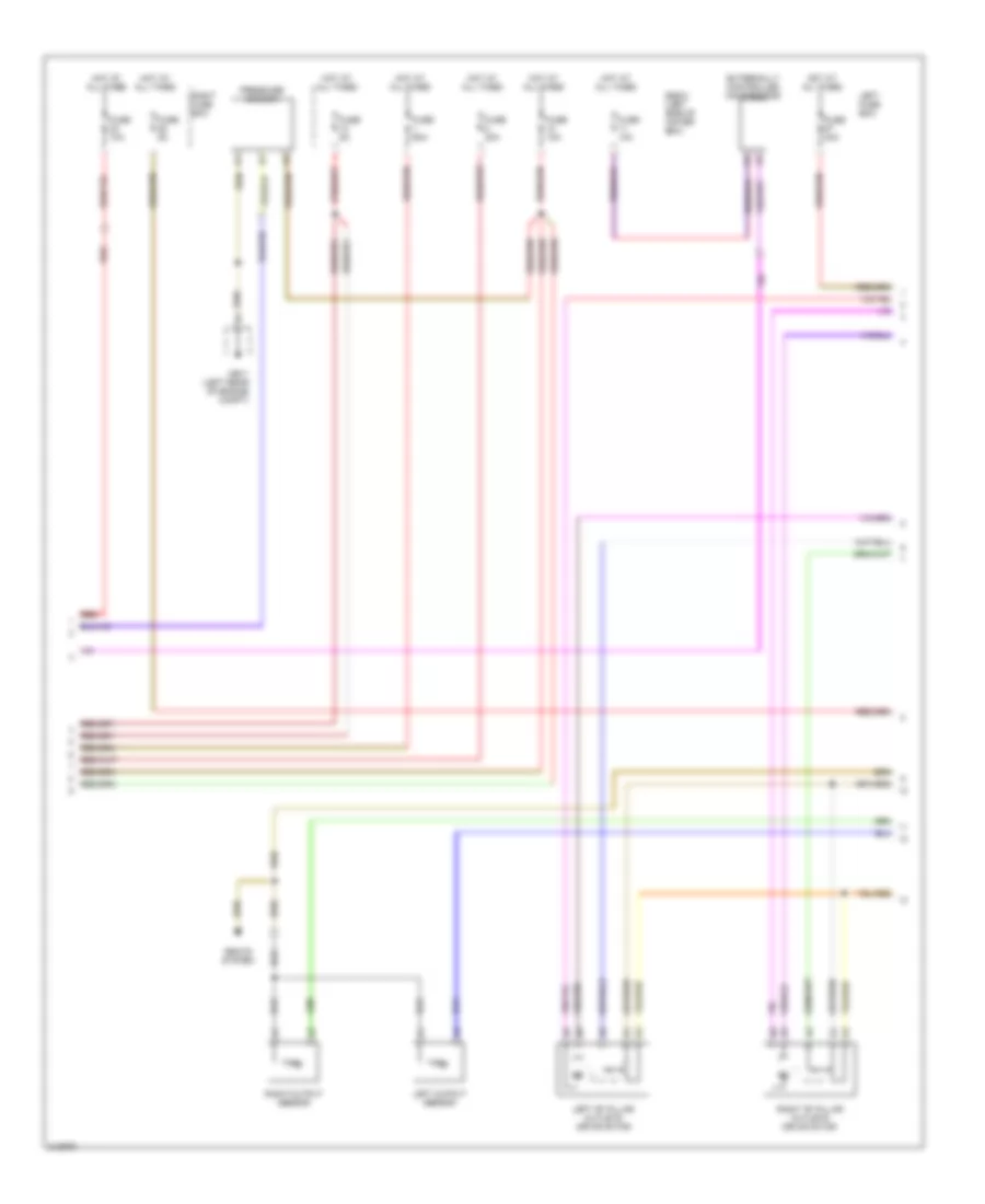 Automatic AC Wiring Diagram, Front  Rear AC (4 of 5) for Porsche Cayenne 2006