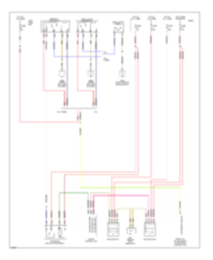 4.5L Turbo, Cooling Fan Wiring Diagram for Porsche Cayenne 2006