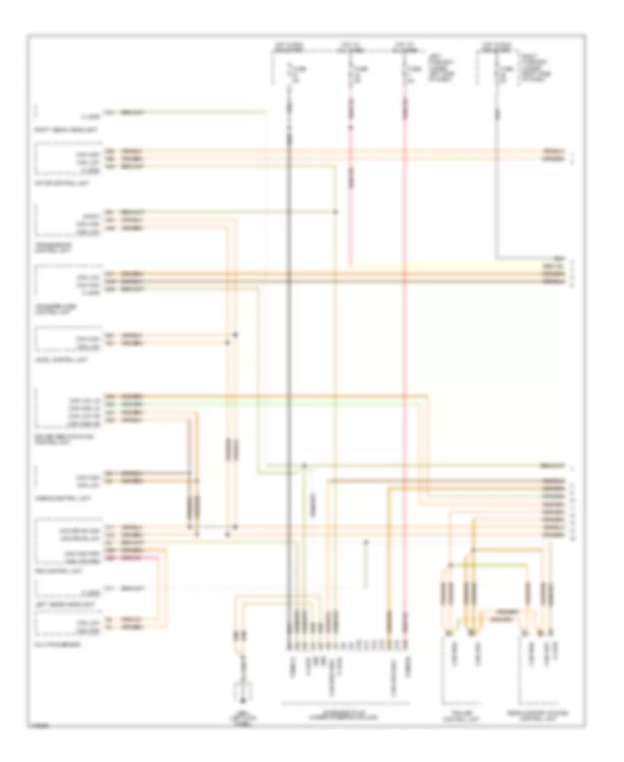 Computer Data Lines Wiring Diagram 1 of 2 for Porsche Cayenne Turbo 2006